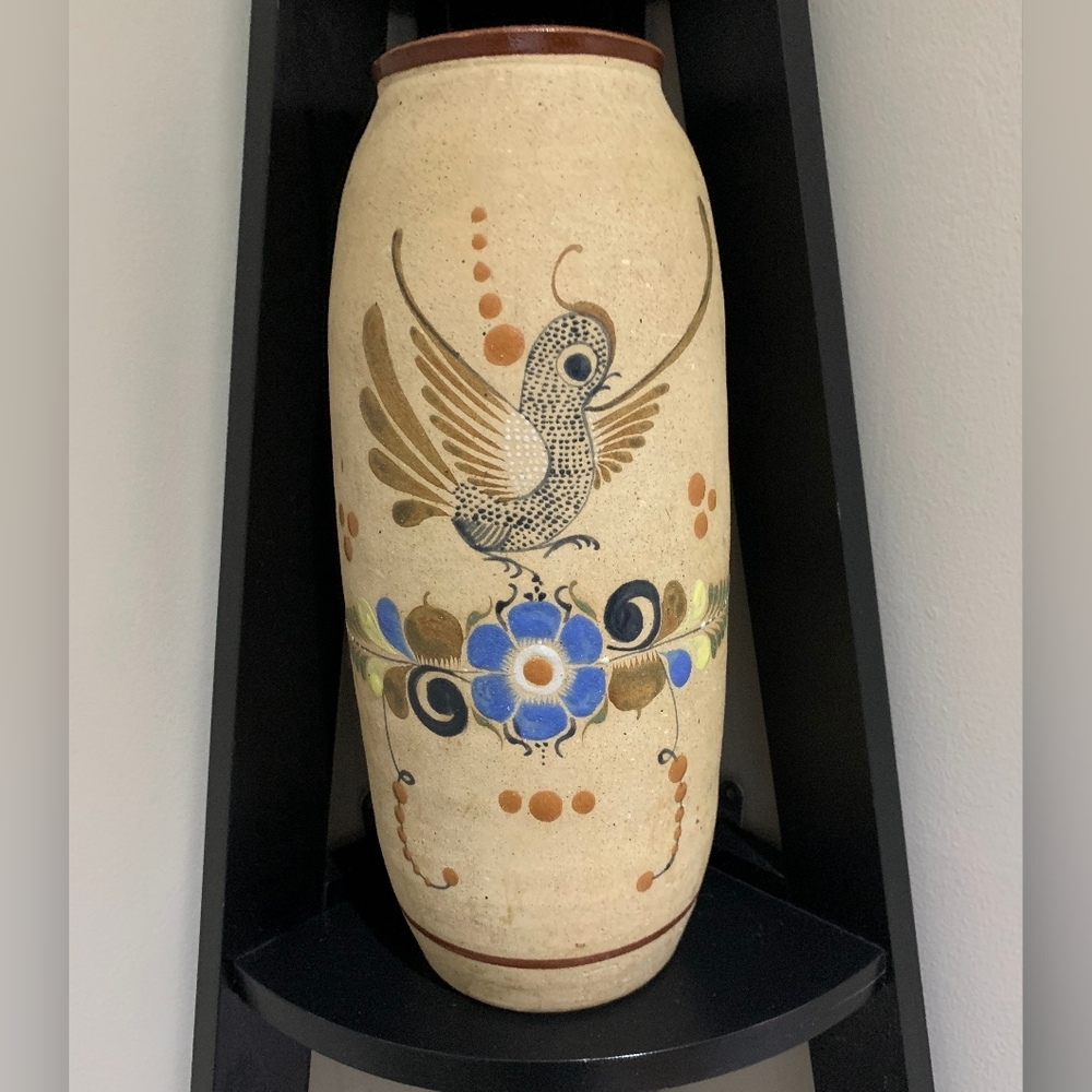 Authentic Tonala Mexican Hand Painted Pottery.